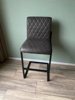 Industriële barkruk Bronx Diamond eco-leer, Huis en Inrichting, Ophalen, Met voetsteun, 60 tot 90 cm, Leer