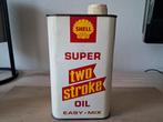 Shell two stroke olie blik, Ophalen of Verzenden, Gebruikt, Overige