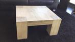 Blank eiken salontafel 75x75 cm, Huis en Inrichting, Tafels | Salontafels, Ophalen, 50 tot 100 cm, 50 tot 100 cm, Zo goed als nieuw