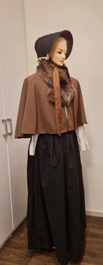 Dickens dames kostuum bruintinten, maat L- XL, Verzenden