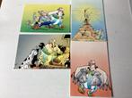 4 ansichtkaarten Asterix en Obelix, Verzenden, Asterix en Obelix, Zo goed als nieuw, Overige typen