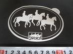 sticker logo strip ruiter paard ESKADRON, Verzamelen, Ophalen, Zo goed als nieuw, Bedrijf of Vereniging