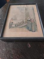Oude Prent met Vissersvrouwen, Ophalen of Verzenden