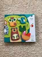 Djeco Oski puzzel hout, Ophalen of Verzenden, Minder dan 10 stukjes, Zo goed als nieuw