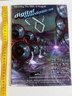 Party Flyer - Digital Overdose '95, Ophalen of Verzenden, Zo goed als nieuw, Foto of Kaart