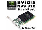 nVidia Quadro NVS 290 300 310 440 510 PCIe x1-x16 VGA, Win11, PCI-Express 2, VGA, Gebruikt, Ophalen of Verzenden