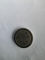5 cents muntstuk 1907, Zilver, Ophalen of Verzenden, Koningin Wilhelmina, Losse munt