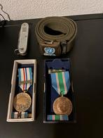 Militaria Collectie: Medailles Libanon, Riem, Zakmes, Verzamelen, Ophalen of Verzenden, Overige soorten, Overige gebieden, Lintje, Medaille of Wings