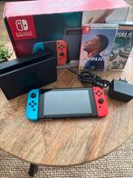 Nintendo Switch met FIFA 22 & Riders Republic, Spelcomputers en Games, Ophalen of Verzenden, Gebruikt