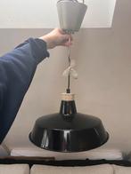 Emaille lamp, Huis en Inrichting, Lampen | Hanglampen, Ophalen, Gebruikt, Minder dan 50 cm