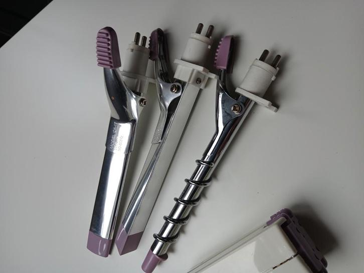 Philips Geometricks HP4490 Haarstyling Set, Sieraden, Tassen en Uiterlijk, Uiterlijk | Haarverzorging, Gebruikt, Krultang of Stijltang