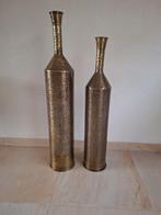 Bronskleurige decoratieve vazen, Huis en Inrichting, Ophalen, Overige materialen, Overige kleuren, Zo goed als nieuw
