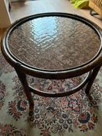 Vintage Rotan Koffietafel - Ø 67cm, H 66cm, Huis en Inrichting, Ophalen, Overige materialen, 50 tot 75 cm, Rond