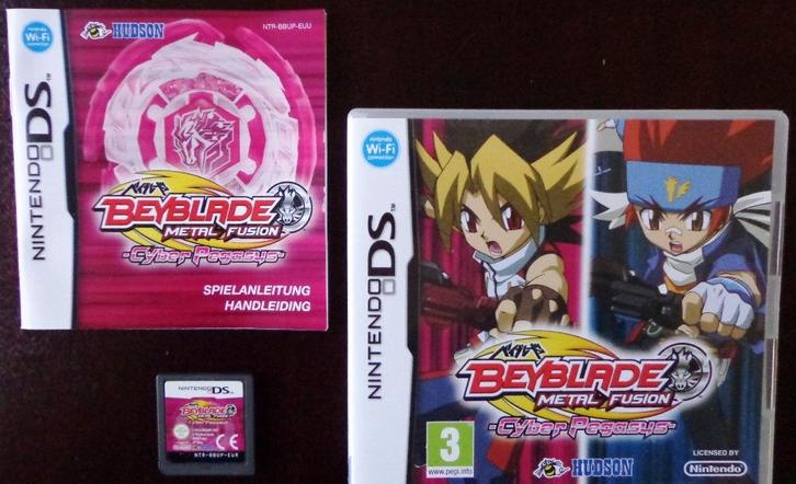 Beyblade Metal Fusion Cyber Pegasus voor de Nintendo DS, Spelcomputers en Games, Games | Nintendo DS, Zo goed als nieuw, Ophalen of Verzenden
