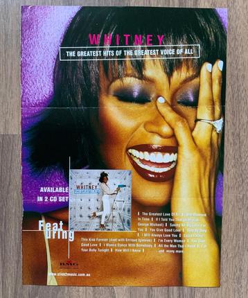 Australische advertenties Whitney Houston / Destiny’s Child beschikbaar voor biedingen