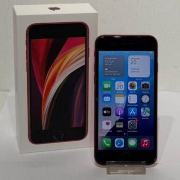 iPhone SE 2020 64GB RED Gebruikt in Doos Accu:81% beschikbaar voor biedingen