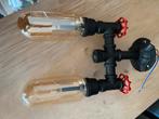 Smeedijzeren industriële lamp met led, Ophalen, Nieuw, Metaal, Industrieel