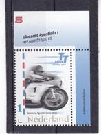 Nederland kaderzegel 100 jaar TT Assen-Giacomo Agostini, Verzenden, Postfris
