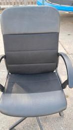 Zwarte Bureaustoel, Ophalen, Gebruikt, Zwart, Bureaustoel