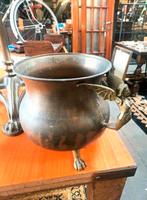 Bijzondere antieke koperen pot, Antiek en Kunst, Antiek | Koper en Brons, Ophalen of Verzenden