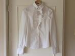 Sisley prachtige witte blouse mt 34 ZGAN, Verzenden, Wit, Sisley, Zo goed als nieuw