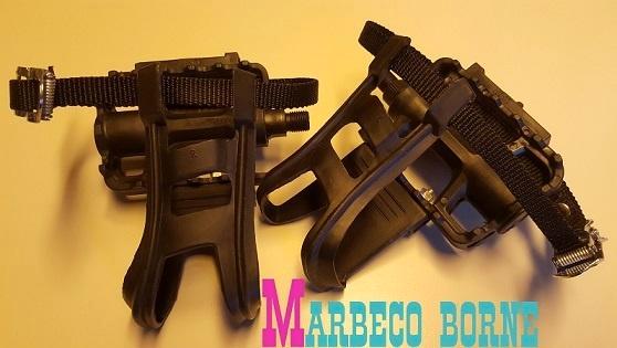 Pedalen Speedbike, Trappers spinfiets complete set, Fietsen en Brommers, Fietsonderdelen, Nieuw, Racefiets, Crankstel of Pedalen