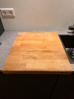 Houten Snijplank met Opstaande Rand - 46,5x53,5cm, Ophalen of Verzenden, Gebruikt