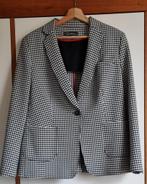 Blazer pied de poule print houndstooth maat 44  B Three, Ophalen of Verzenden, Zo goed als nieuw, Maat 42/44 (L), Zwart