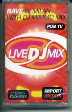 Live DJ Mix Rave In Milan 18 nrs cassette 1994 NIEUW GESEALD, 1 bandje, Dance, Ophalen of Verzenden, Origineel