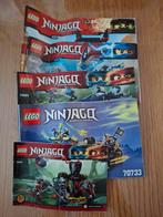 LEGO Ninjago Instructieboekjes - 5 stuks, Kinderen en Baby's, Speelgoed | Duplo en Lego, Ophalen, Gebruikt, Losse stenen, Lego