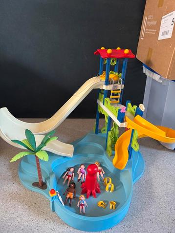 Playmobil waterpretpark en jetski + banaan beschikbaar voor biedingen