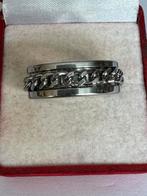SENTIO SCHAKELKETTING RING, 20 of groter, IJzer of Staal, Heer, Ophalen of Verzenden