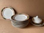 Antiek porseleinen servies (werk) / borden, Tsjechoslowakije, Ophalen