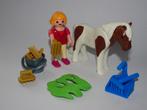Playmobil meisje met pony (5291), Kinderen en Baby's, Ophalen of Verzenden, Gebruikt, Complete set
