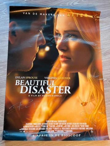 gesigneerde filmposter – Beautiful Disaster  beschikbaar voor biedingen