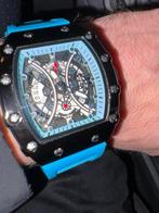 Rm rep. heren horloge, Sieraden, Tassen en Uiterlijk, Horloges | Kinderen, Ophalen of Verzenden, Zo goed als nieuw, Blauw, Jongen of Meisje