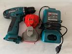 Makita Schroefmachine met 2 Accu's, Doe-het-zelf en Verbouw, Gereedschap | Boormachines, Ophalen, Gebruikt, Boor- en Schroefmachine