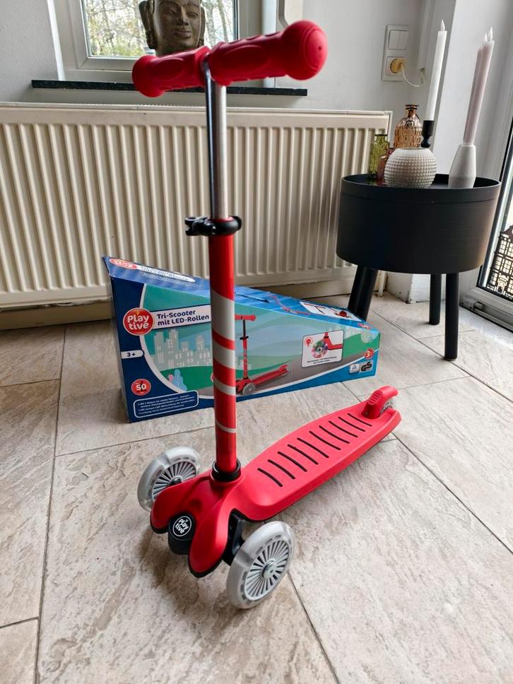 3 Wiel Kinderstep met lichtjes, Kinderen en Baby's, Speelgoed | Buiten | Voertuigen en Loopfietsen, Zo goed als nieuw, Overige typen