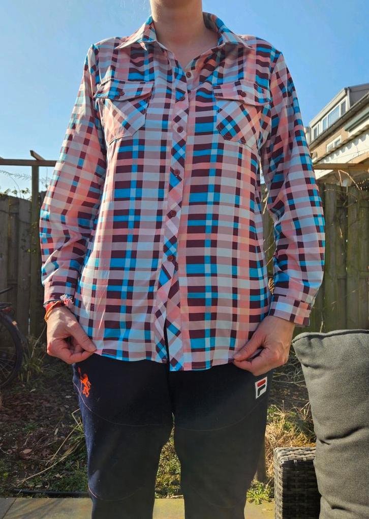 Nieuwe geruite blouse maat L, Kleding | Dames, Blouses en Tunieken, Nieuw, Maat 42/44 (L), Overige kleuren, Ophalen of Verzenden