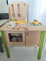 Houten speel keukentje met speelaccessoires, Ophalen