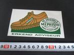 sticker transparant erkend adviseur MEPHISTO schoenen, Ophalen, Zo goed als nieuw, Bedrijf of Vereniging