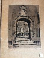 H. E. Roodenburg 1927 ets van Oud Hofje no 51, Ophalen of Verzenden