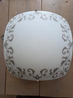 plafondlamp, Ophalen of Verzenden, Gebruikt, Glas