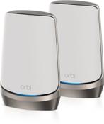 NETGEAR Orbi RBKE962 - Mesh WiFi - AXE11000 - 2-Pack - Wit, Computers en Software, WiFi-versterkers, NETGEAR, Ophalen of Verzenden