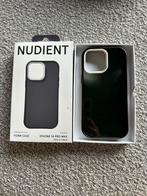 Nudient iPhone 14 Pro Max Hoesje Transparant/Zwart, Ophalen of Verzenden, Zo goed als nieuw, IPhone 14 Pro Max, Hoesje of Tasje