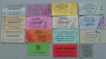 (24) . oude kermis entree bonnetjes . kopen of ruilen . beschikbaar voor biedingen