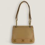 Chanel vintage triple CC tote authentiek, Ophalen of Verzenden, Gebruikt, Beige, Shopper