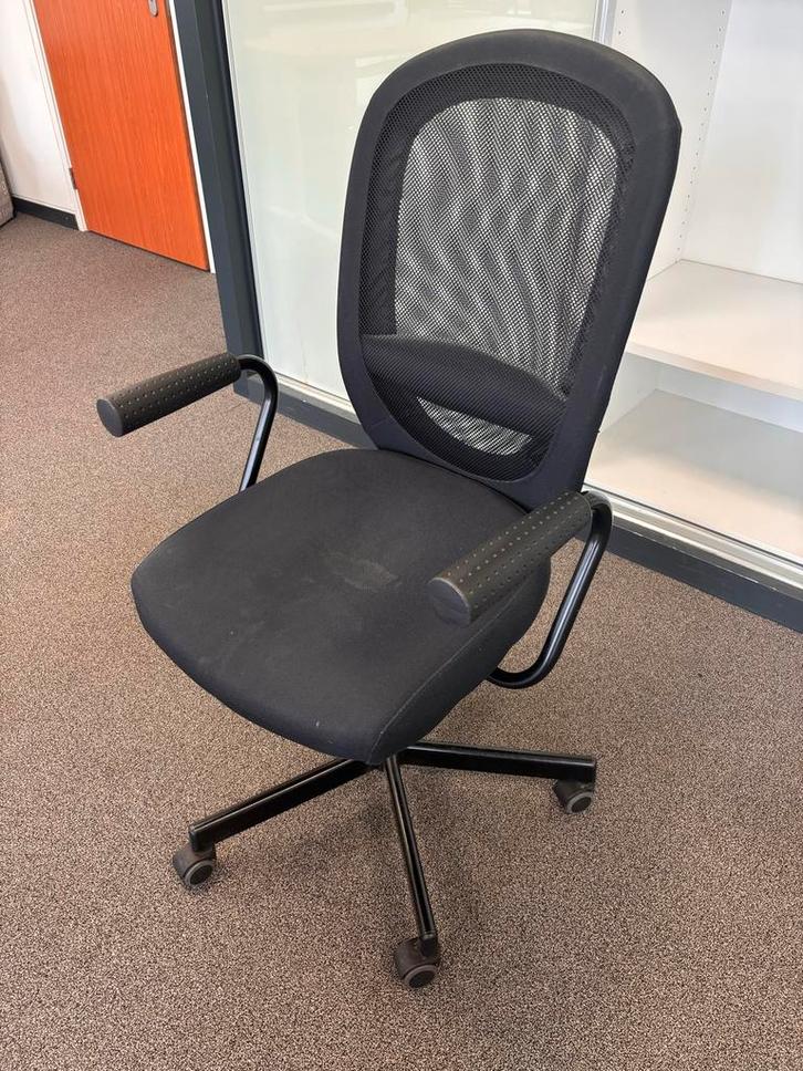Zwarte Bureaustoel - Comfortabel en Praktisch, Huis en Inrichting, Bureaustoelen, Gebruikt, Bureaustoel, Zwart, Ergonomisch, Ophalen