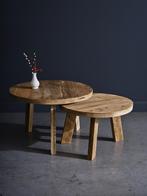 Salontafel, Grenen, Salontafel set, Maatwerk, Ronde tafels, Ophalen of Verzenden