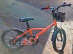Oranje BTWIN Kinderfiets - 16 inch, Ophalen, Gebruikt, Handrem, BTWIN
